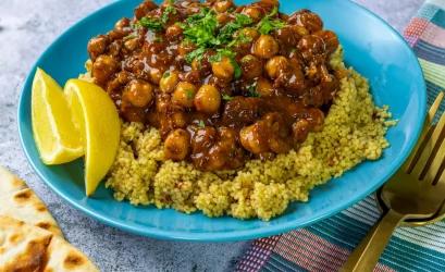 Date & Chickpea Tagine with Couscous