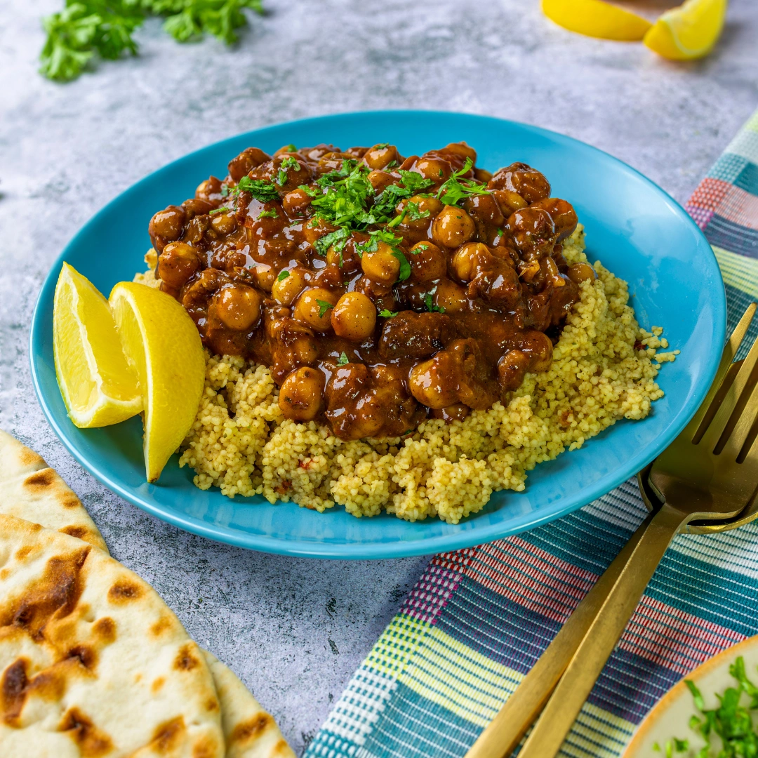 Date & Chickpea Tagine with Couscous