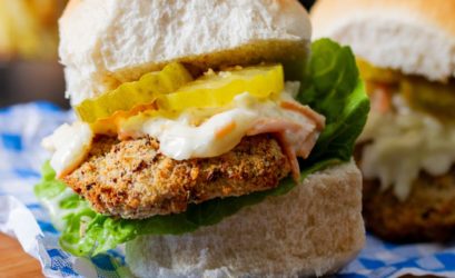 Gluten Free Chicken & Stuffing Burger Recipe